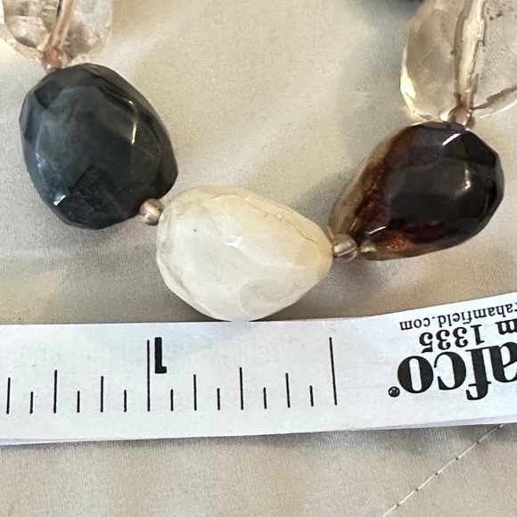 8 GemStones, Chunky stretchy bracelet. 4 different stones, 2 of each kind - Picture 13 of 14